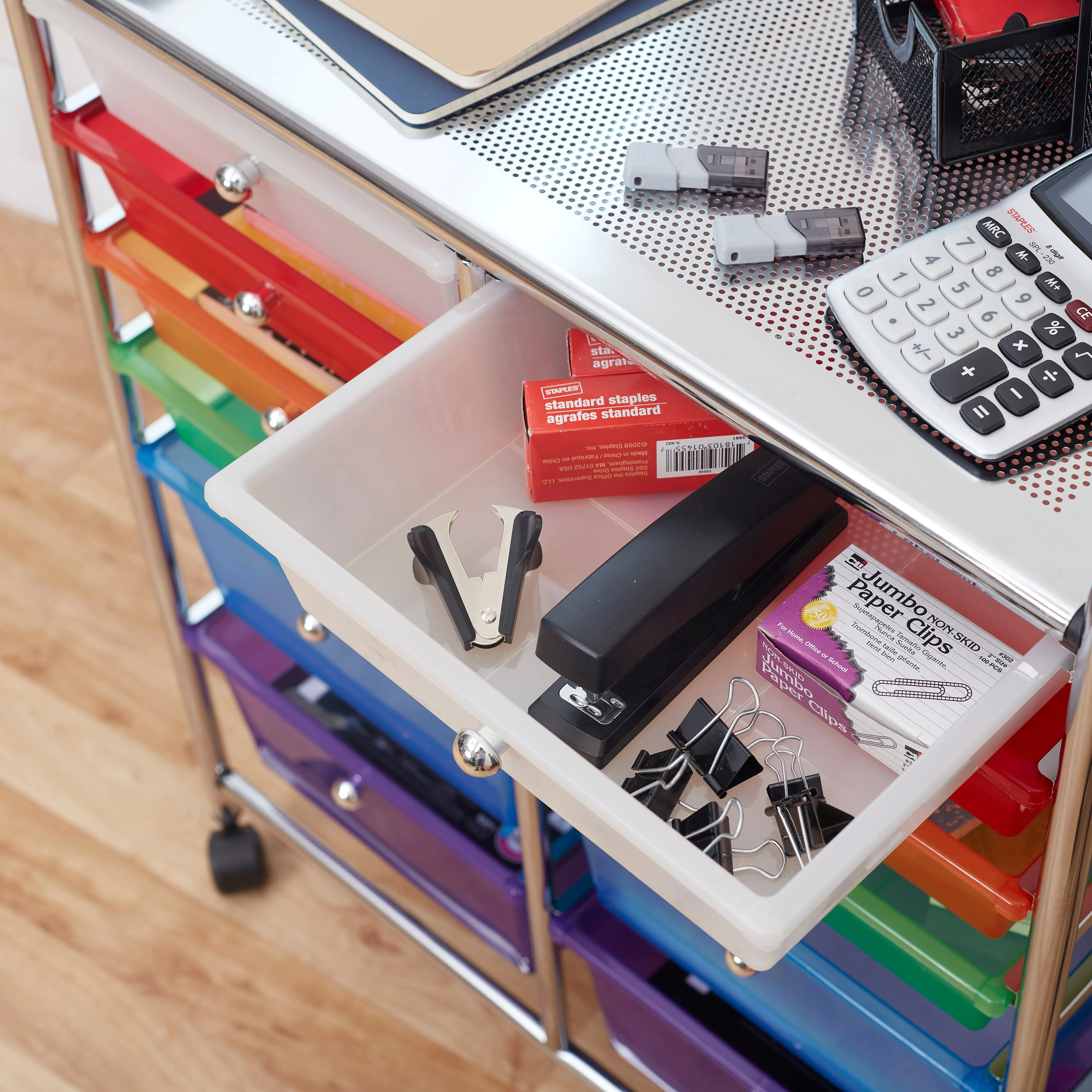 12-Drawer Mobile Organizer, Rolling Storage Cart