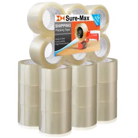 24-Rolls Extra-Wide Packing Tape (3" x 110 yard/330' each) - Clear