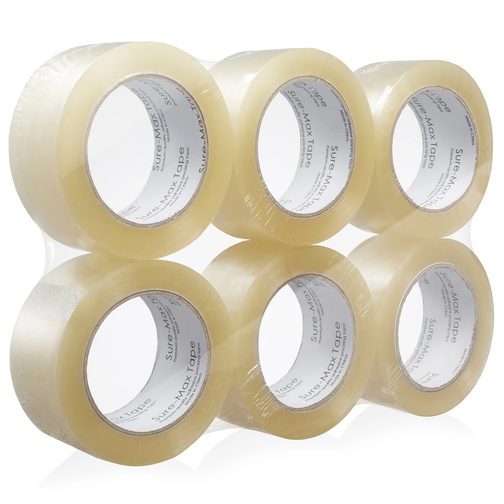 2" Heavy-Duty Shipping & Packing Tape (120 yard/360' ea.) 2.7mil Clear