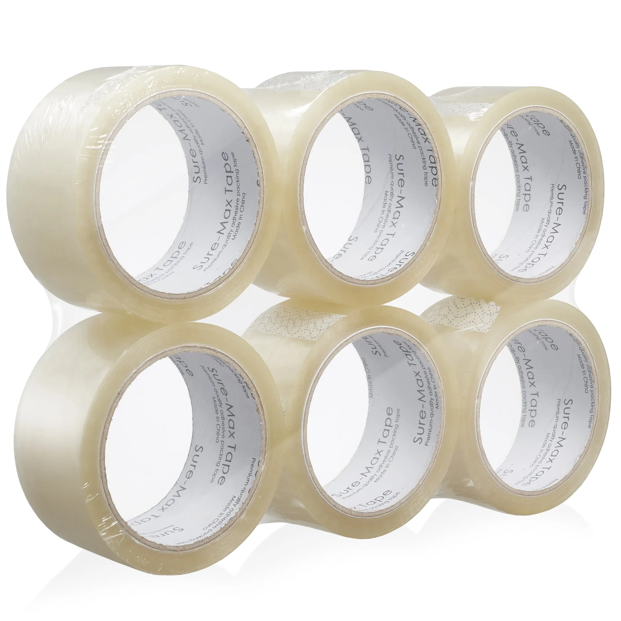 2" Heavy-Duty Shipping & Packing Tape (60 yard/360' each) 2.7mil Clear