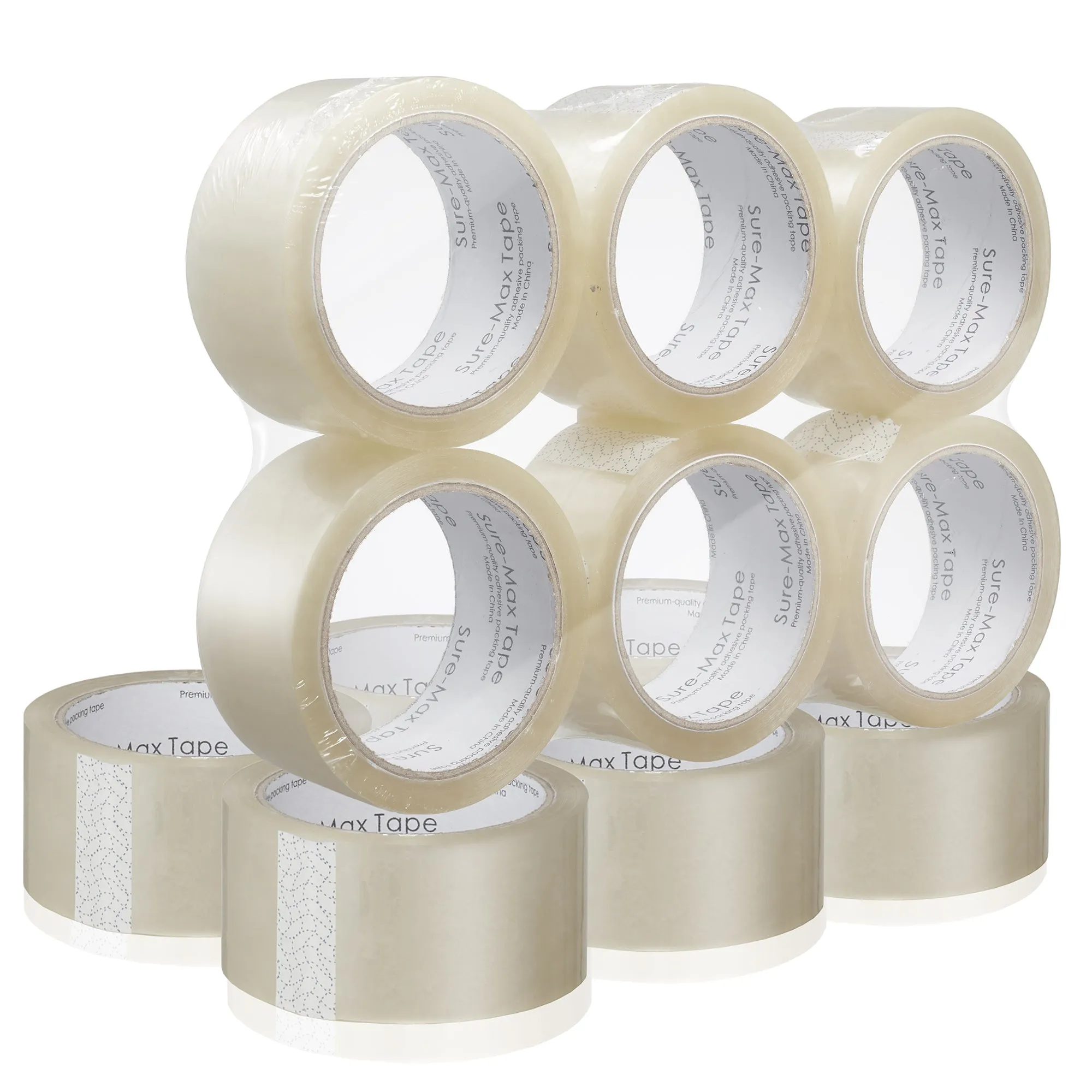 2" Heavy-Duty Shipping & Packing Tape (60 yard/360' each) 2.7mil Clear