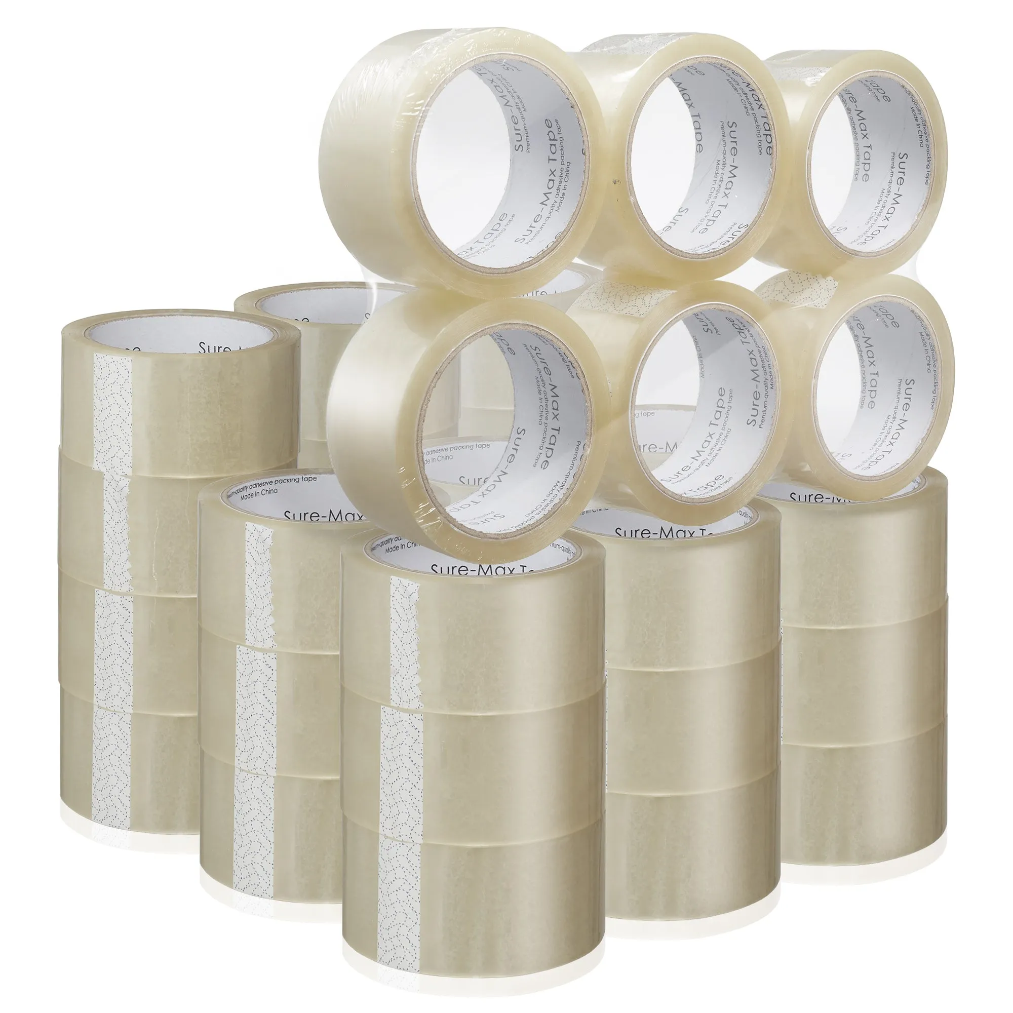 2" Heavy-Duty Shipping & Packing Tape (60 yard/360' each) 2.7mil Clear