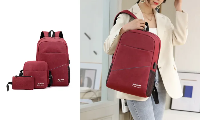 3 Piece Backpack Set