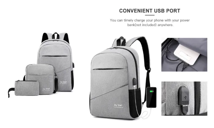 3 Piece Backpack Set