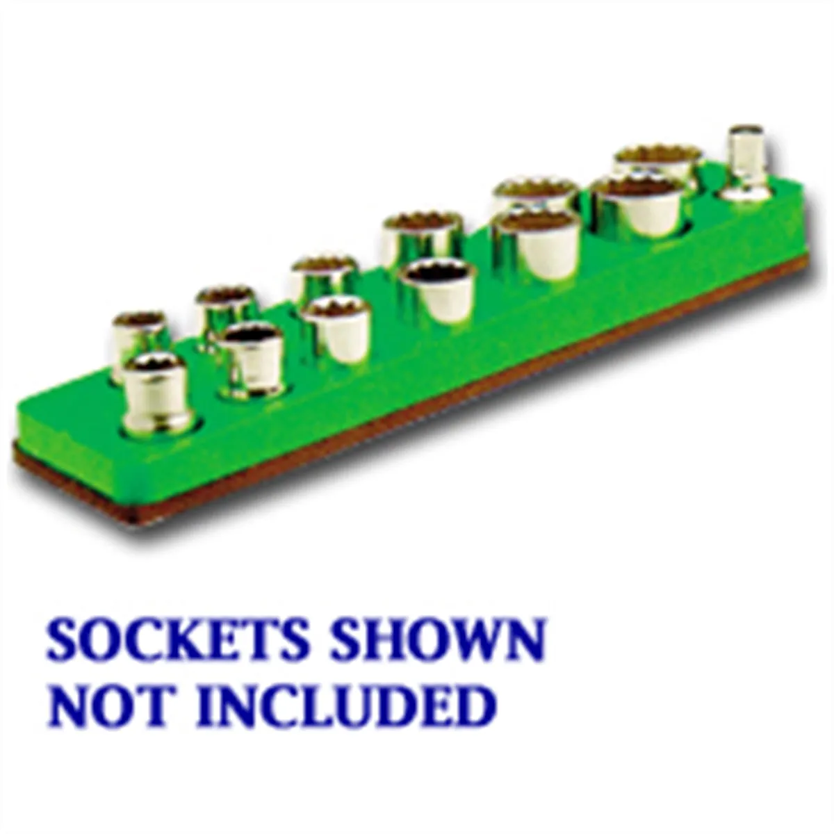 3/8 in. Drive Magnetic Neon Green Socket Holder   5.5-22mm MTS718