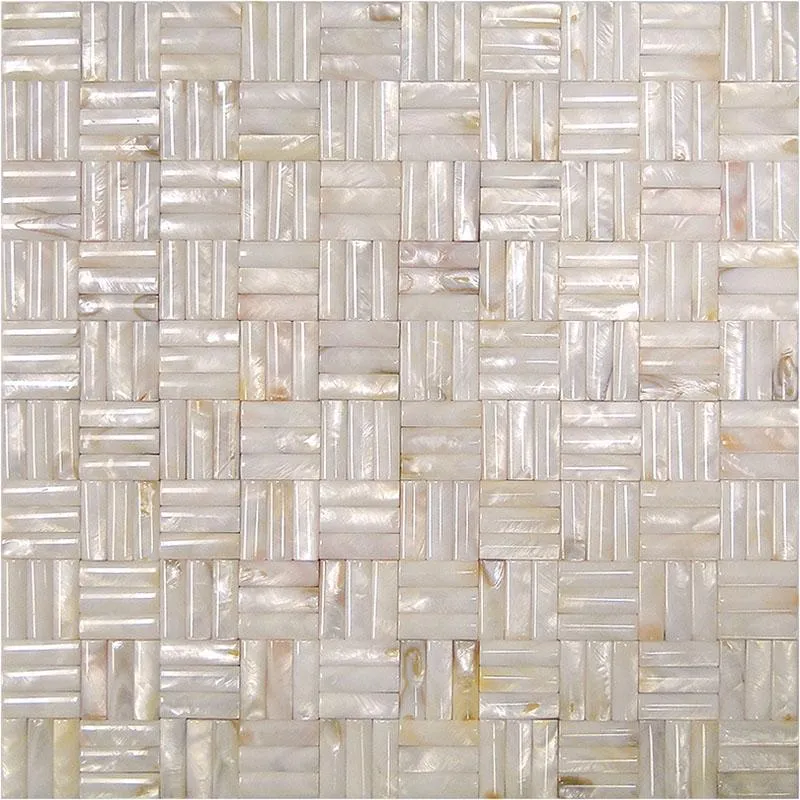 3D Sticks Mother Of Pearl Mosaic Tile