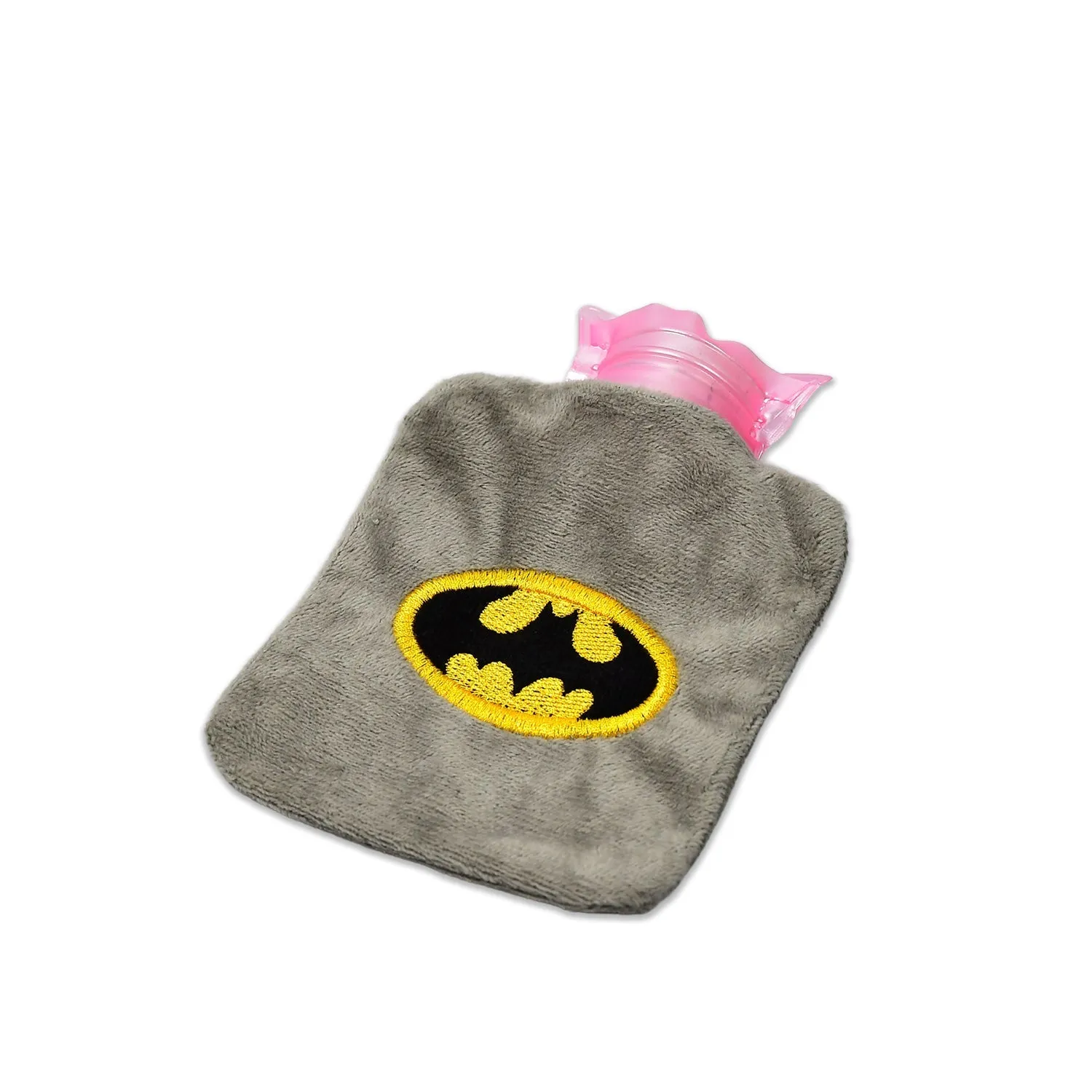 6505 Batman small Hot Water Bag with Cover for Pain Relief, Neck, Shoulder Pain and Hand, Feet Warmer, Menstrual Cramps.