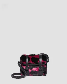 7 Inch Hair-On Cow Print Crossbody Bag