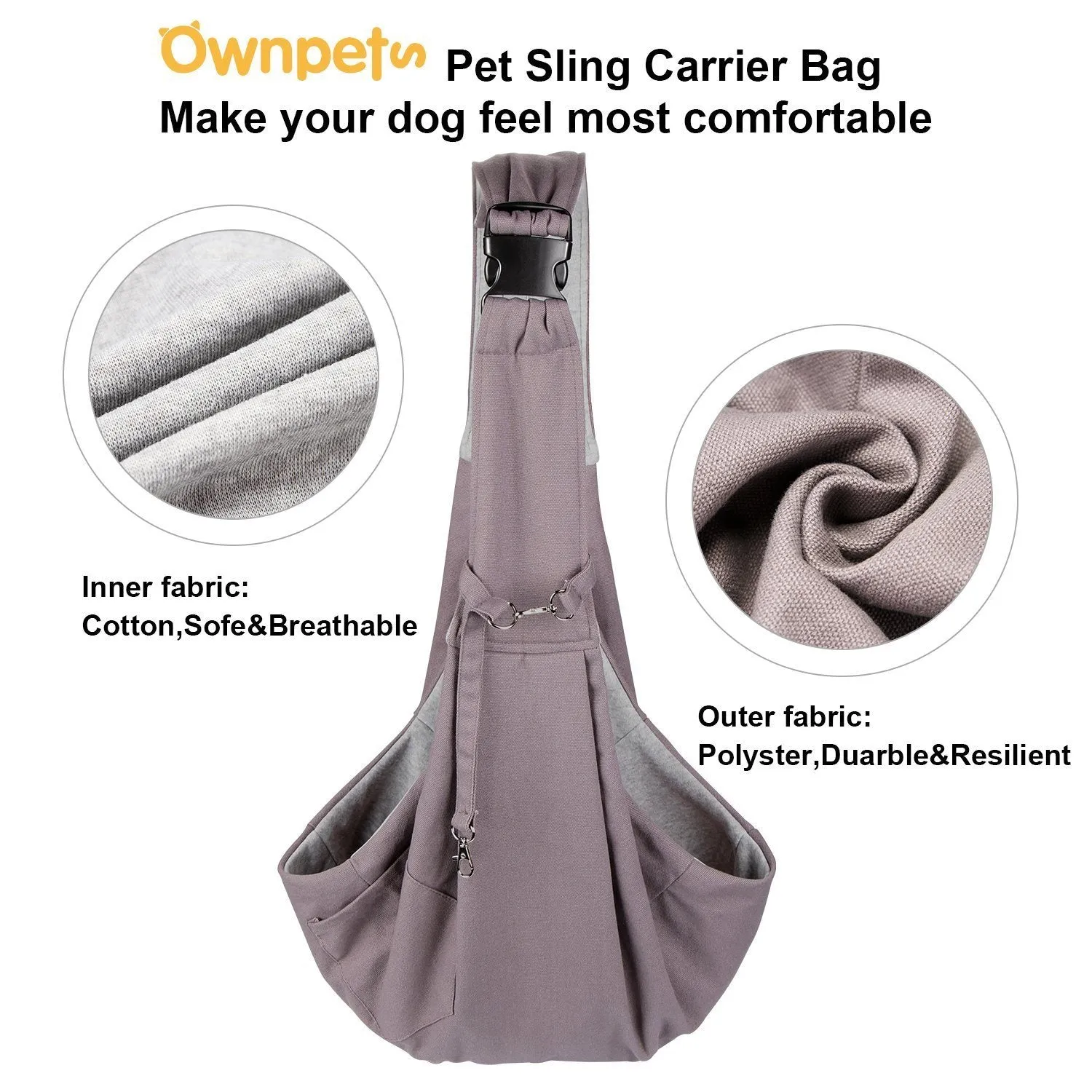 Adjustable Pet Sling Carrier