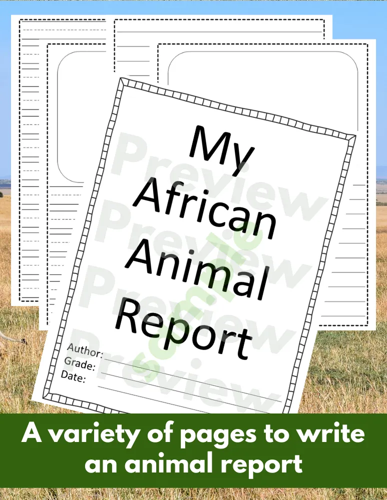 African lion Animal Research Pages for animal research paper