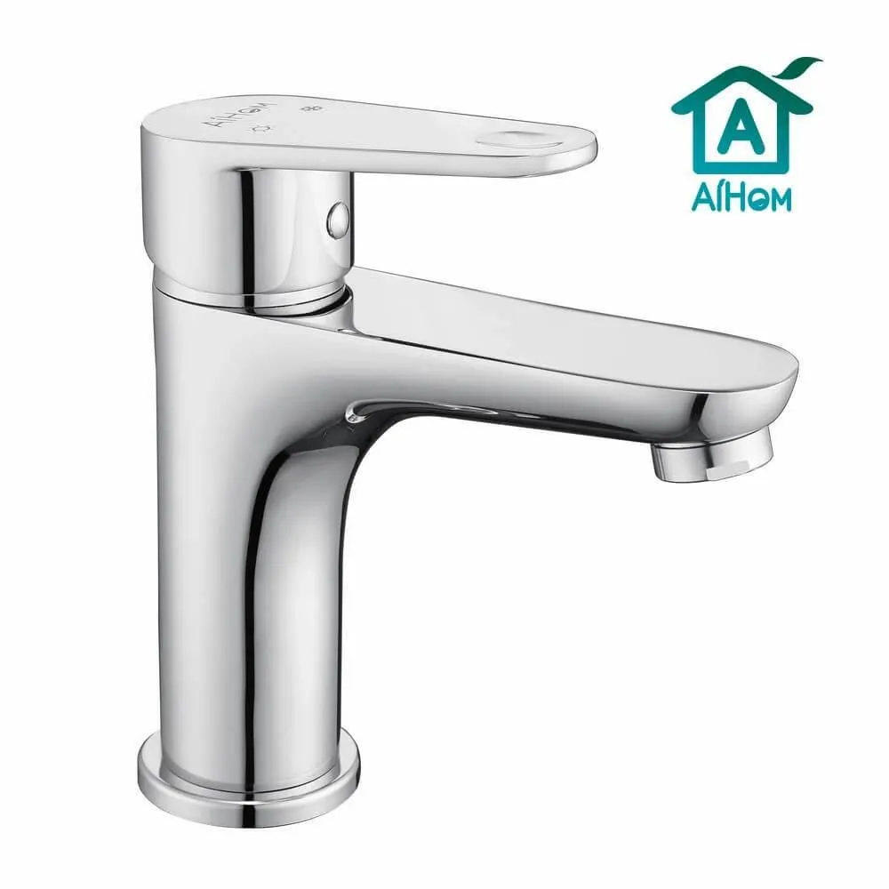 AiHom Single-Lever Bath Fittings Single Lever Basin Mixer Tap for Bathroom