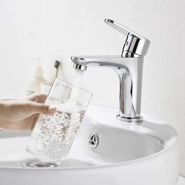 AiHom Single-Lever Bath Fittings Single Lever Basin Mixer Tap for Bathroom