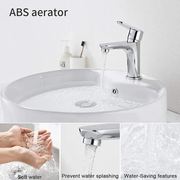 AiHom Single-Lever Bath Fittings Single Lever Basin Mixer Tap for Bathroom