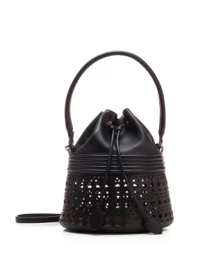 Alaïa Corset Drawstring Bucket Bag