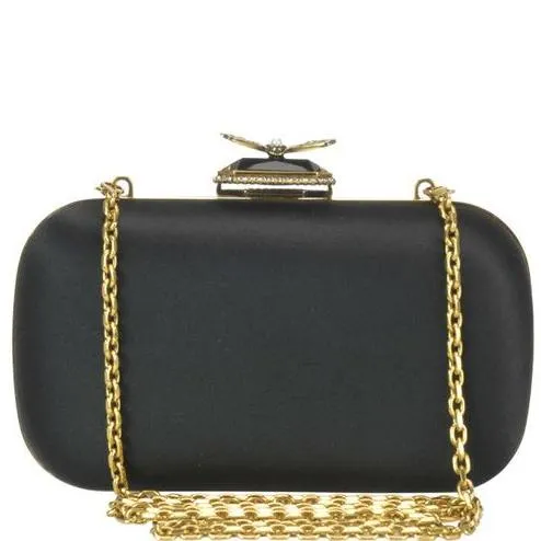 Alexander McQueen Butterfly Box Clutch Bag