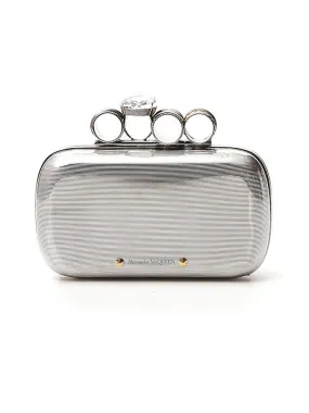 Alexander McQueen Embellished Ring Clutch Bag