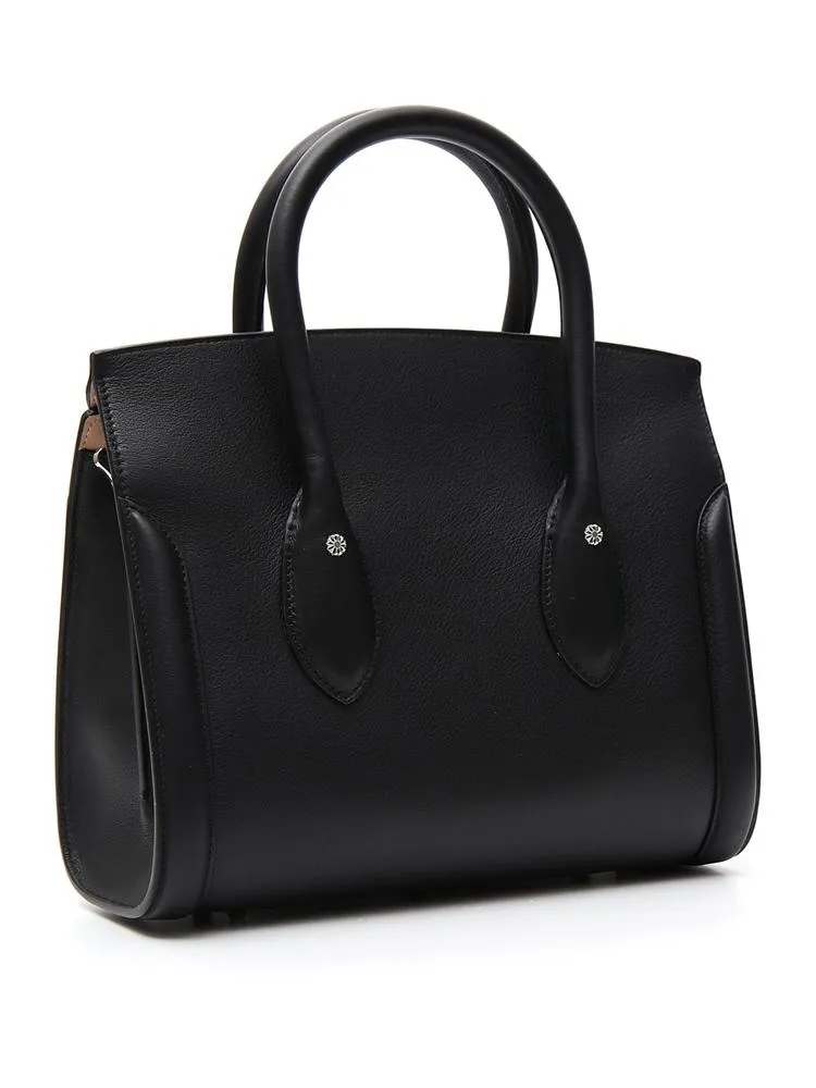 Alexander McQueen Leather Buckle Tote Bag