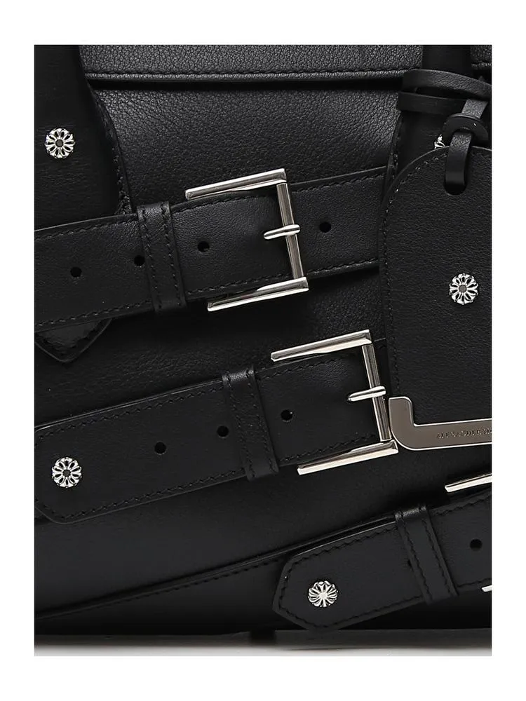 Alexander McQueen Leather Buckle Tote Bag