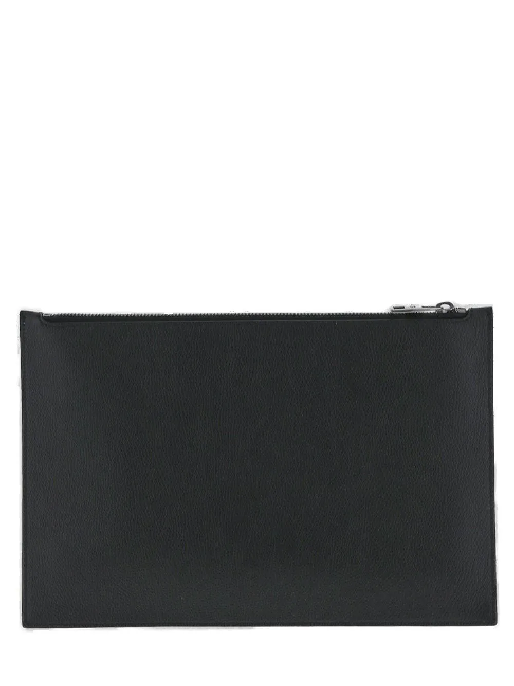 Alexander McQueen Logo Detailed Zip-Up Clutch Bag