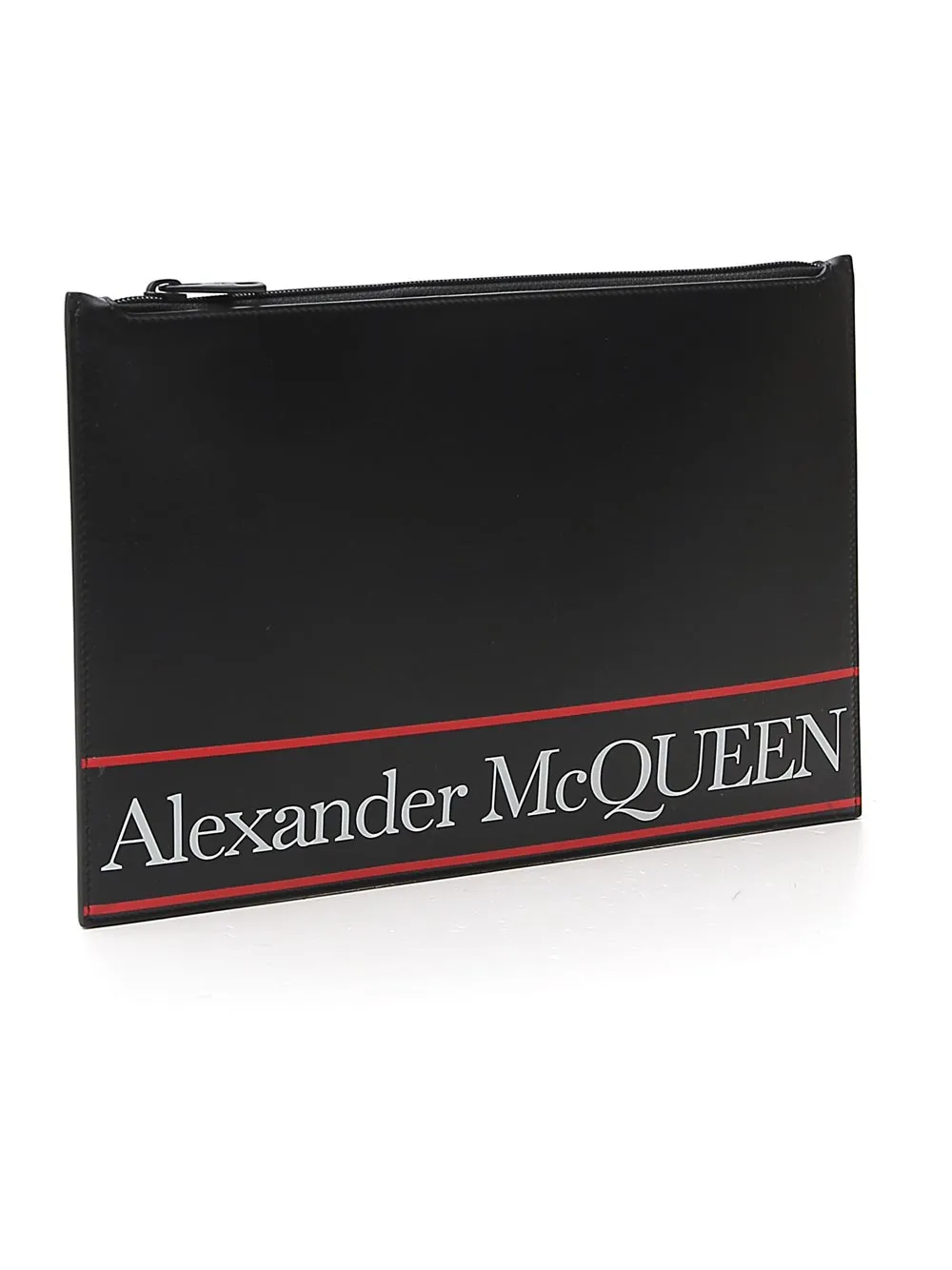 Alexander McQueen Logo Printed Clutch Bag