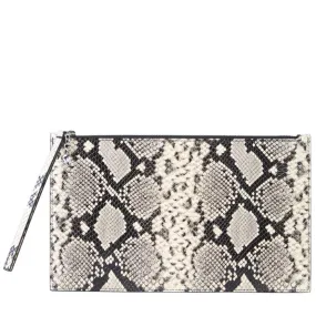 Alexander McQueen Printed Zip-Up Clutch Bag