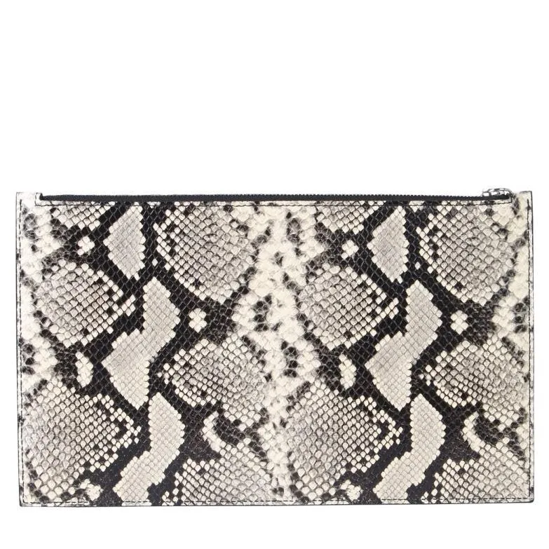 Alexander McQueen Printed Zip-Up Clutch Bag