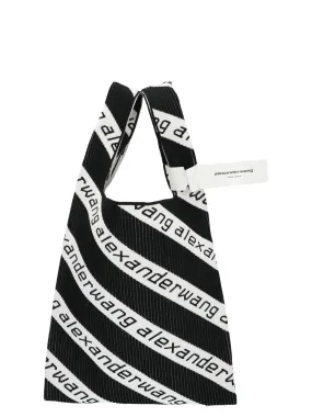 Alexander Wang Logo Striped Tote Bag