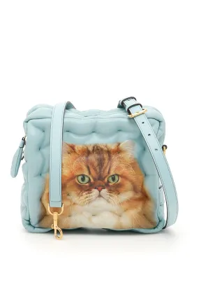 Anya Hindmarch Cat Print Quilted Bag