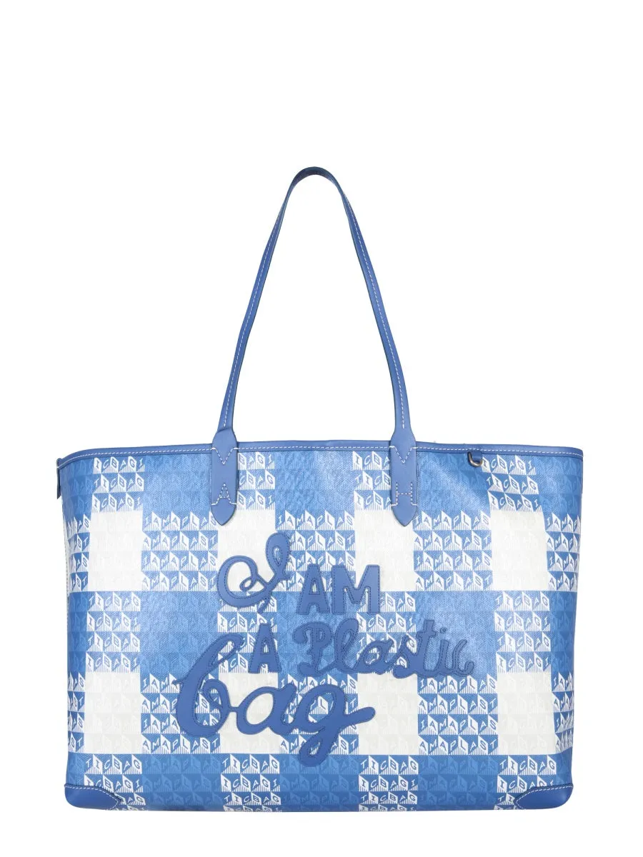 Anya Hindmarch I Am Plastic Bag Tote Bag