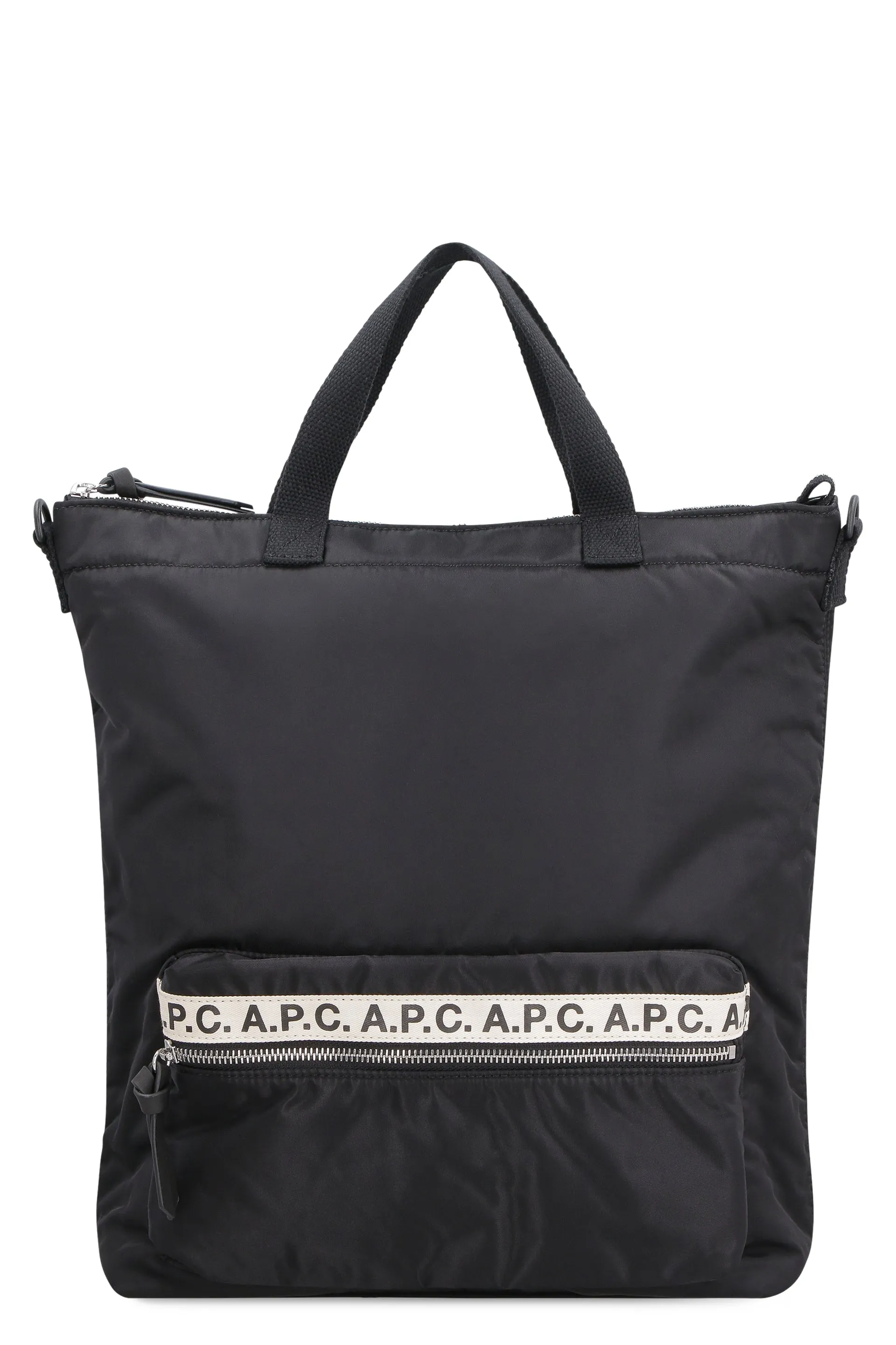 A.P.C. Logo Detailed Zipped Tote Bag