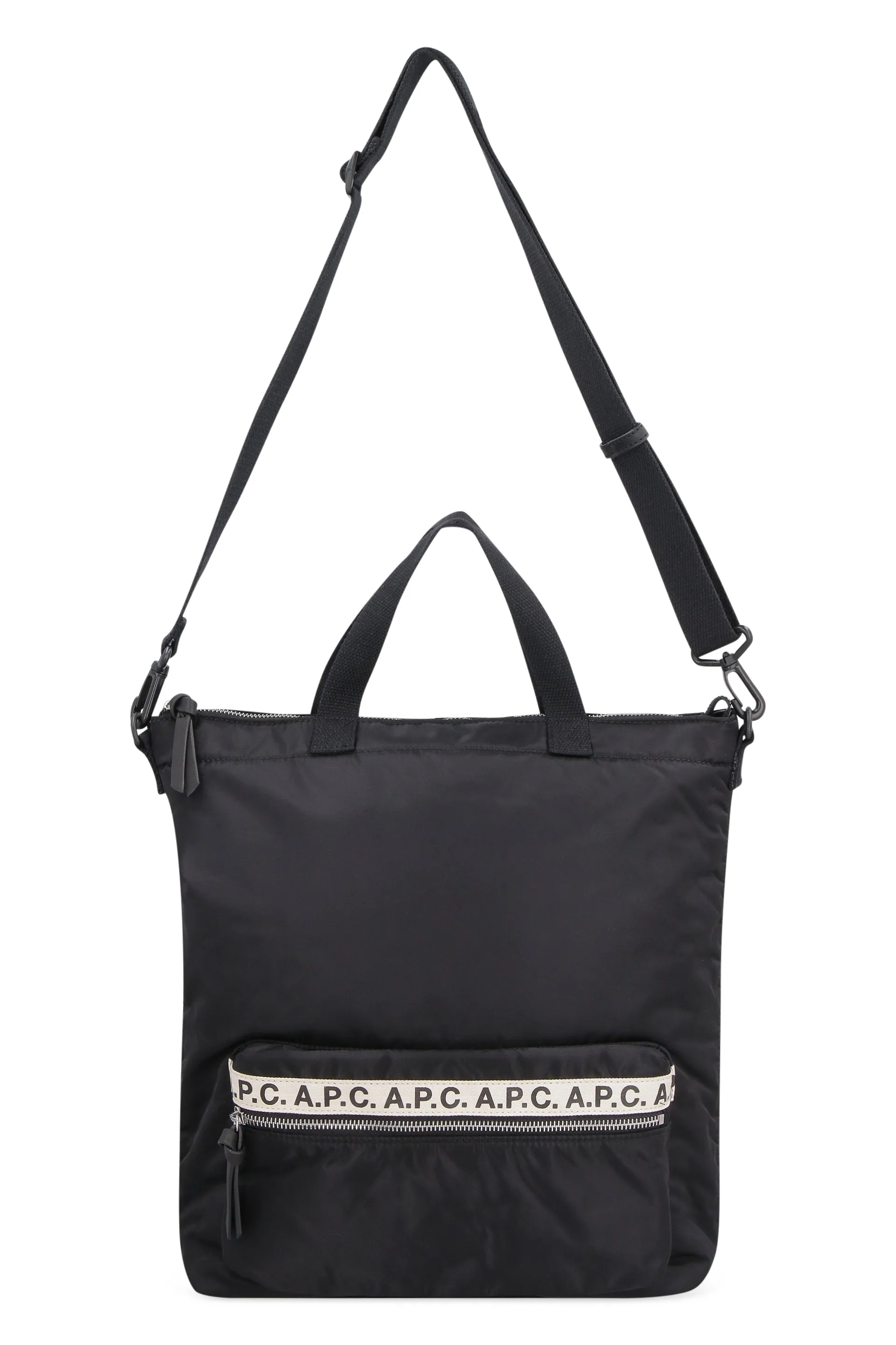 A.P.C. Logo Detailed Zipped Tote Bag