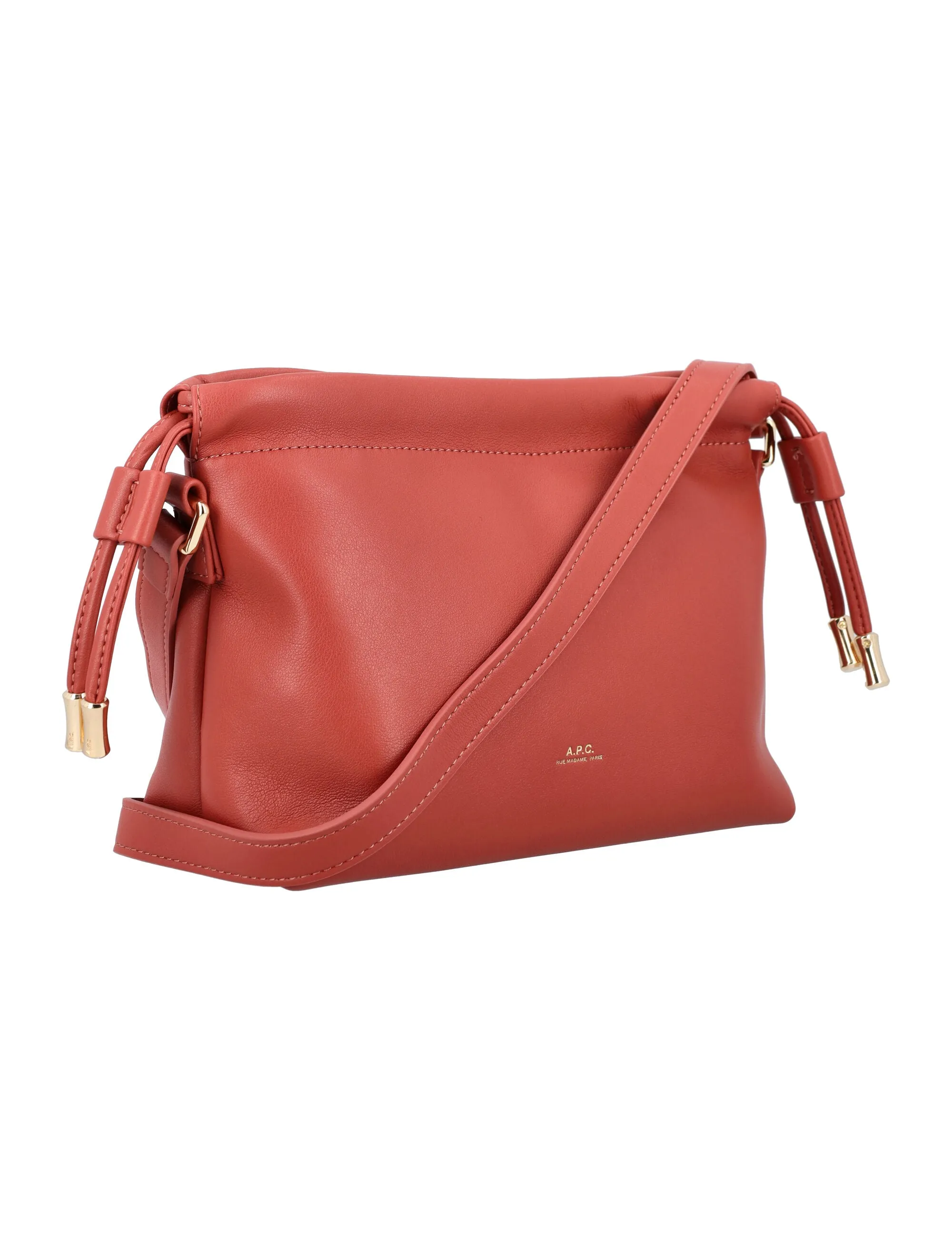 A.P.C. Ninon Logo Embossed Mini Shoulder Bag