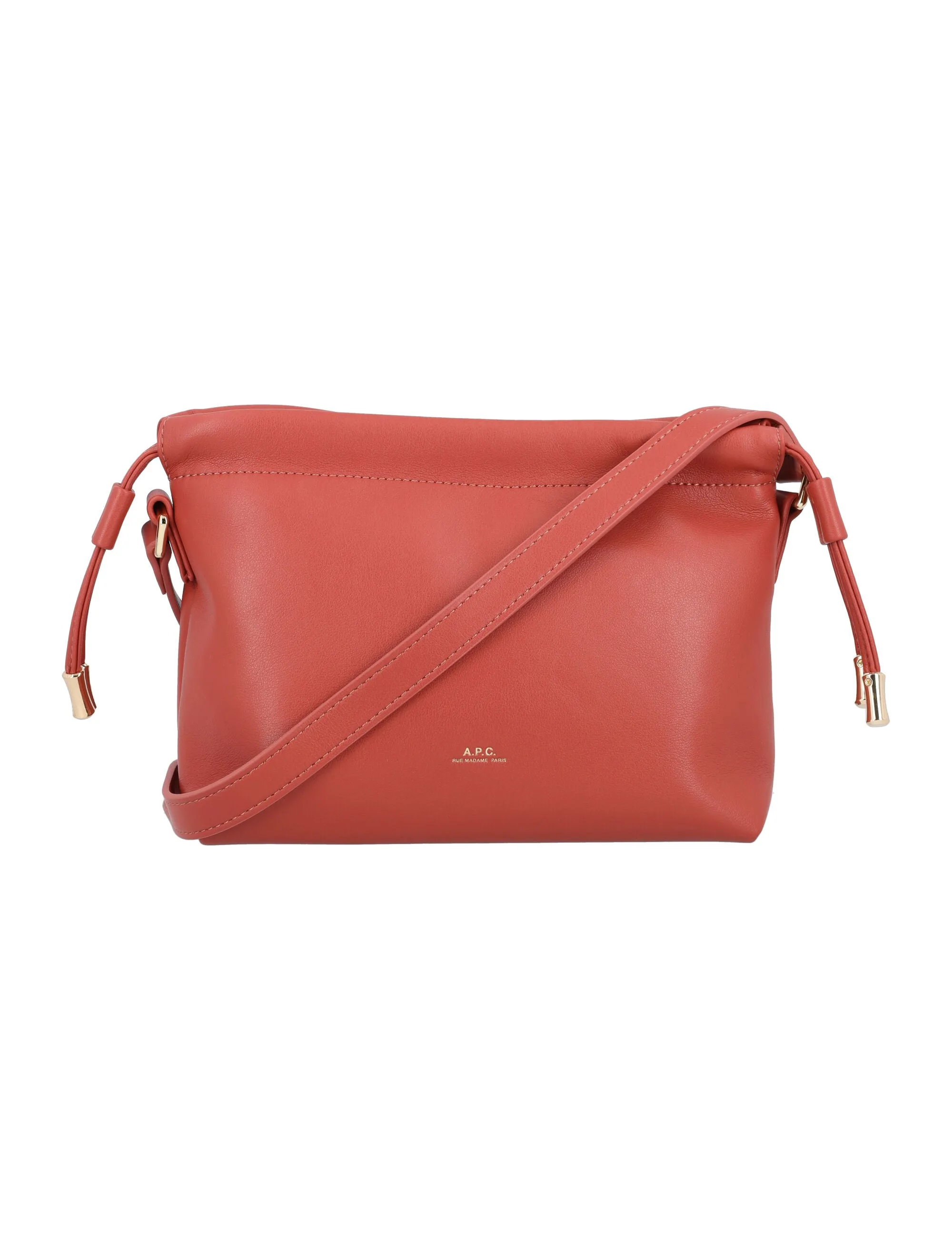 A.P.C. Ninon Logo Embossed Mini Shoulder Bag