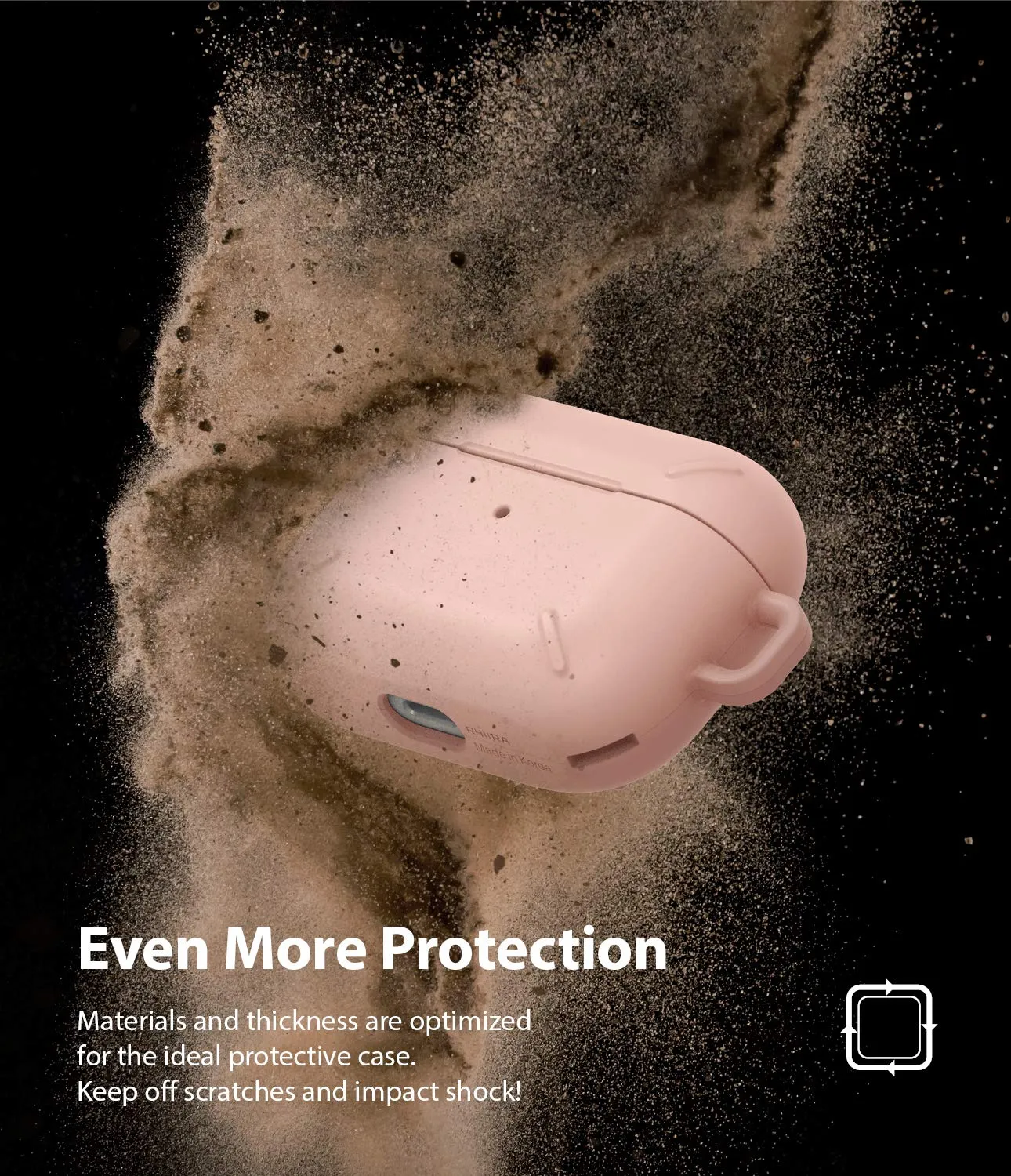 Apple AirPods Pro | Layered case - Peach Pink