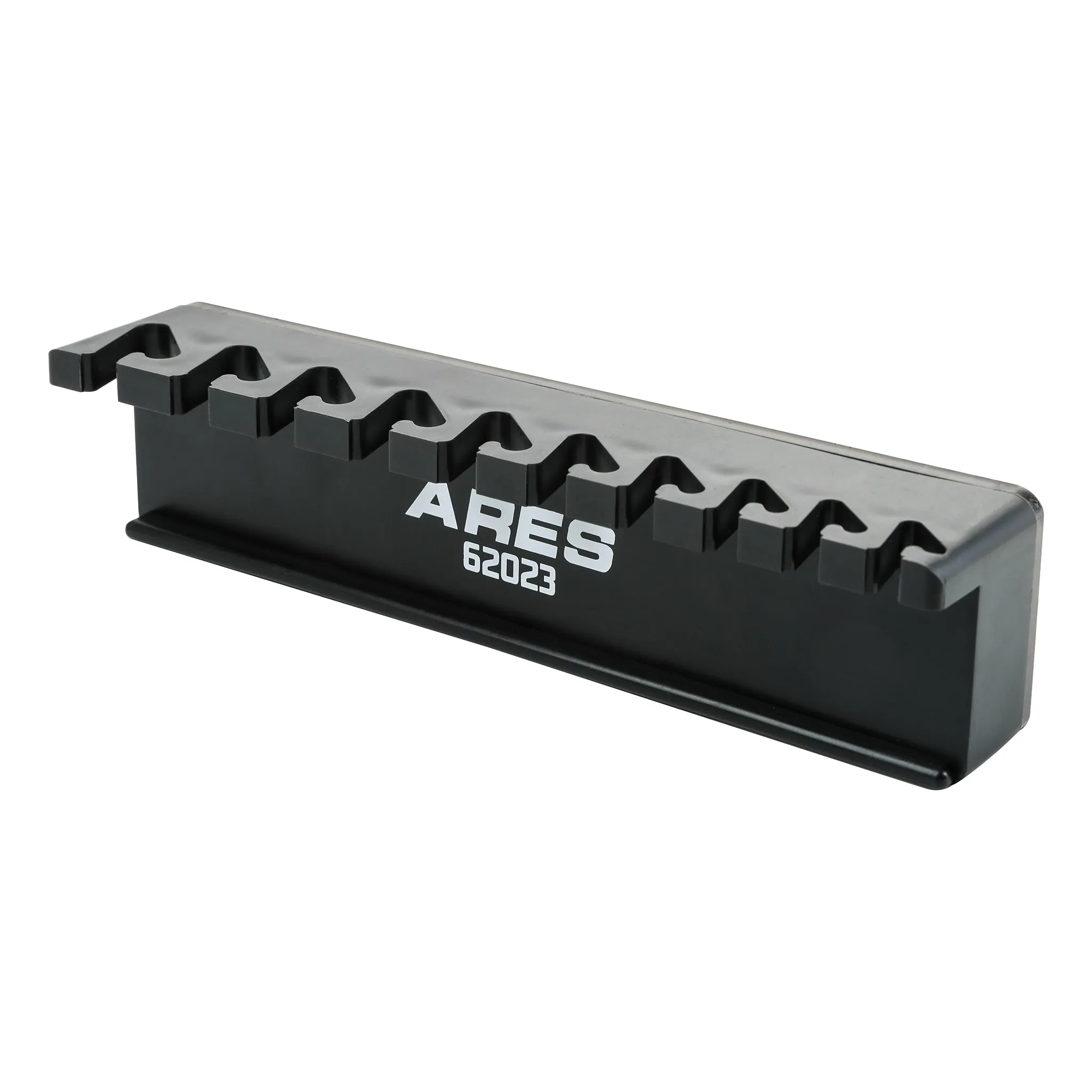 ARES 62023 - 10-Piece Black Magnetic Wrench Organizer