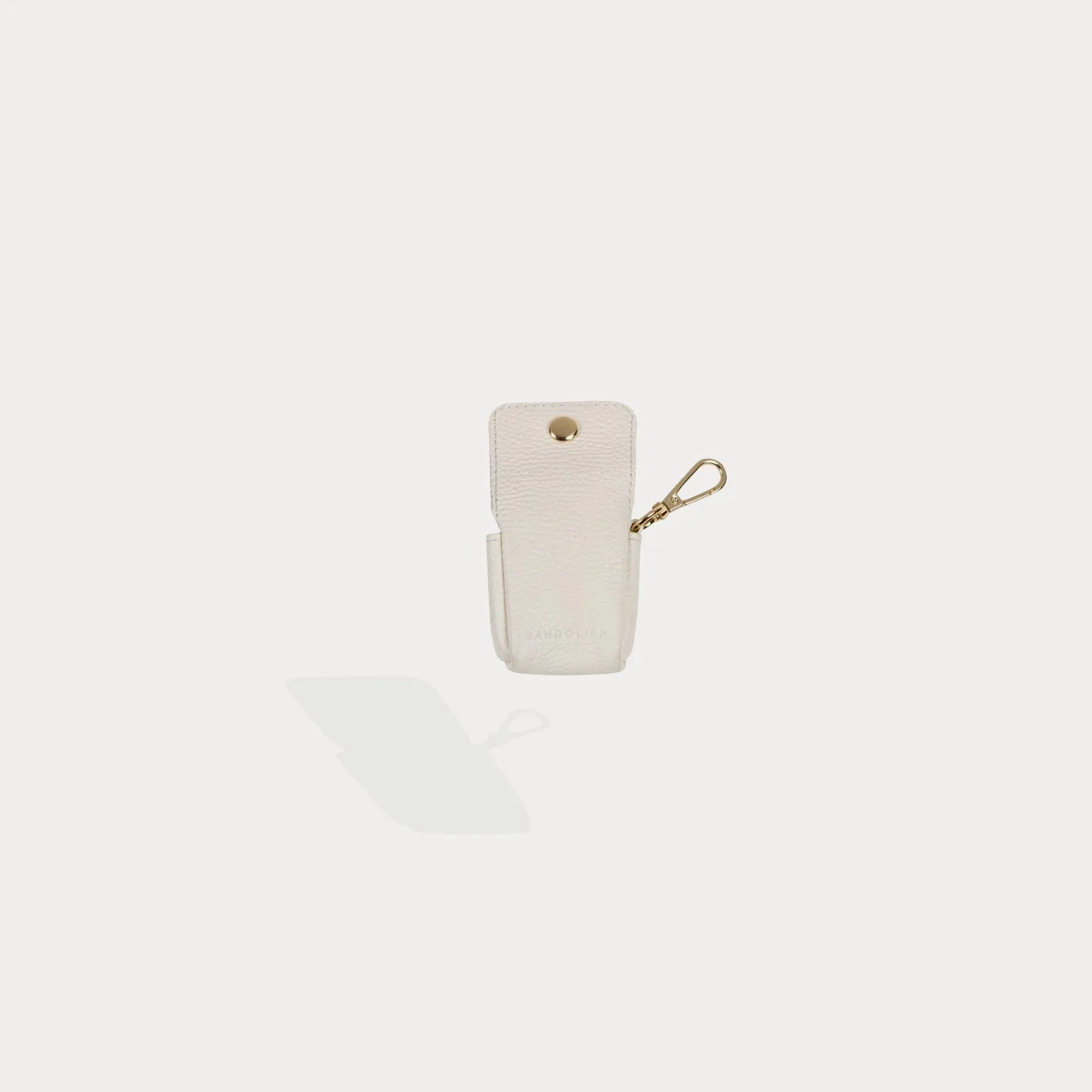 Avery AirPods Clip-On Pouch - Ivory/Gold