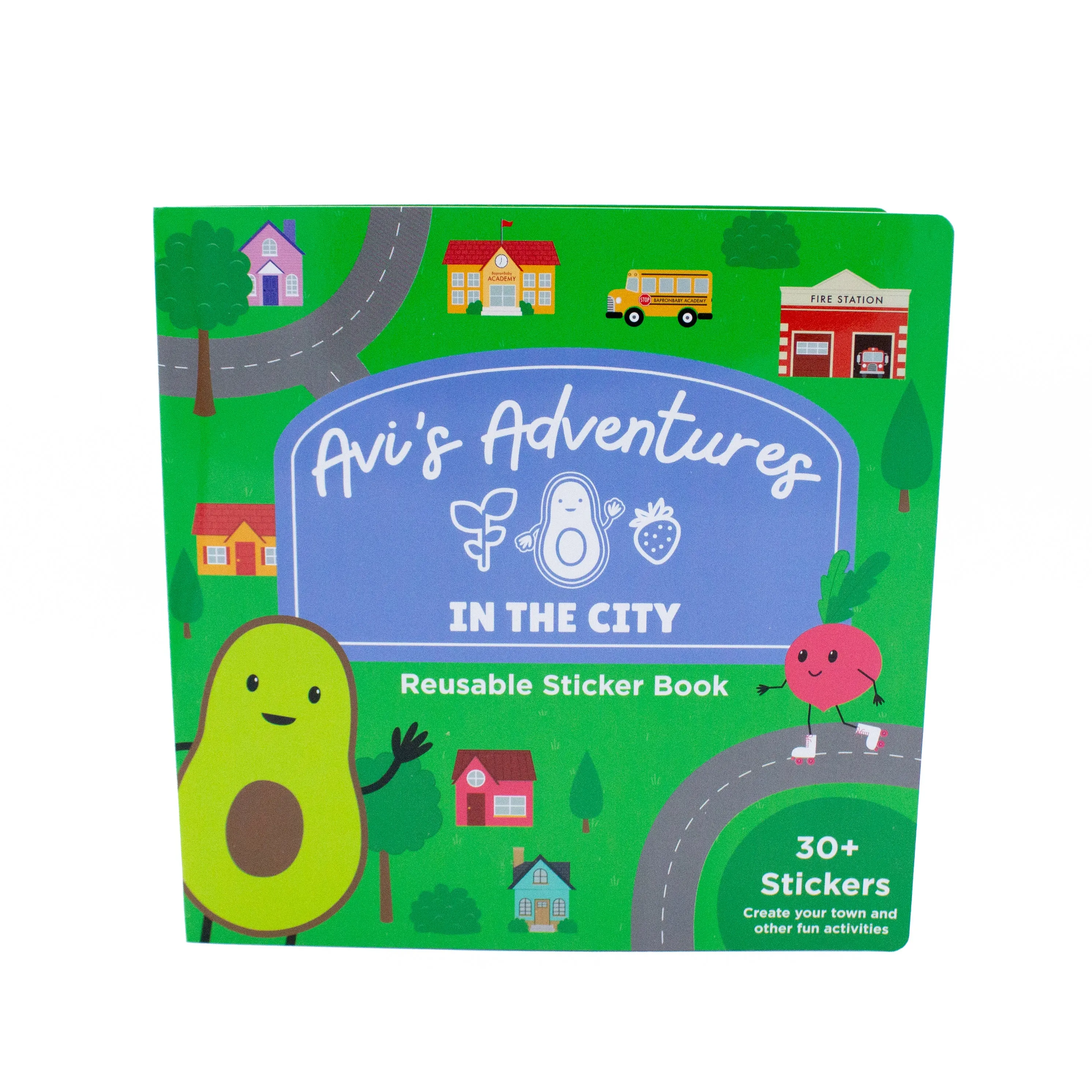 Avi's Adventures Reusable Sticker Book   Marker Set (ages 3 )