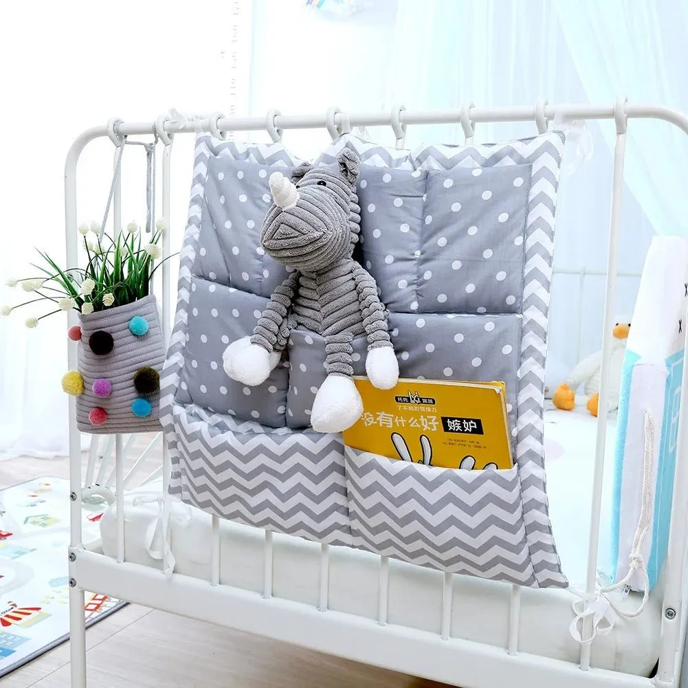 Baby Bed Hanging Storage Organizer Toy Bag - Bag Organizer Accessories for Baby