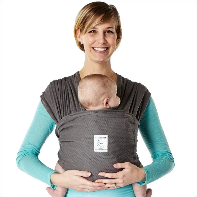 Baby K'tan Breeze Baby Carrier in Charcoal