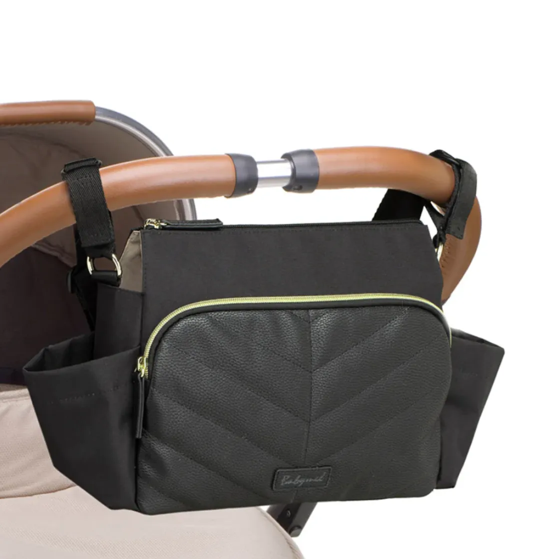 Babymel Amber Vegan Leather Stroller Bag