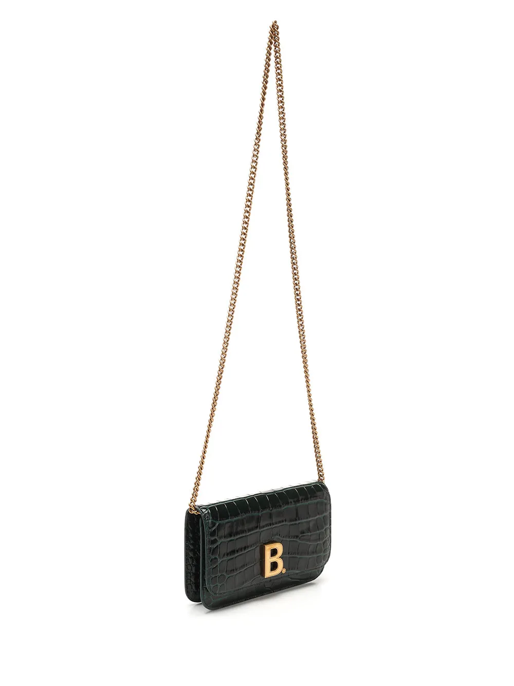 Balenciaga B. Embossed Shoulder Bag