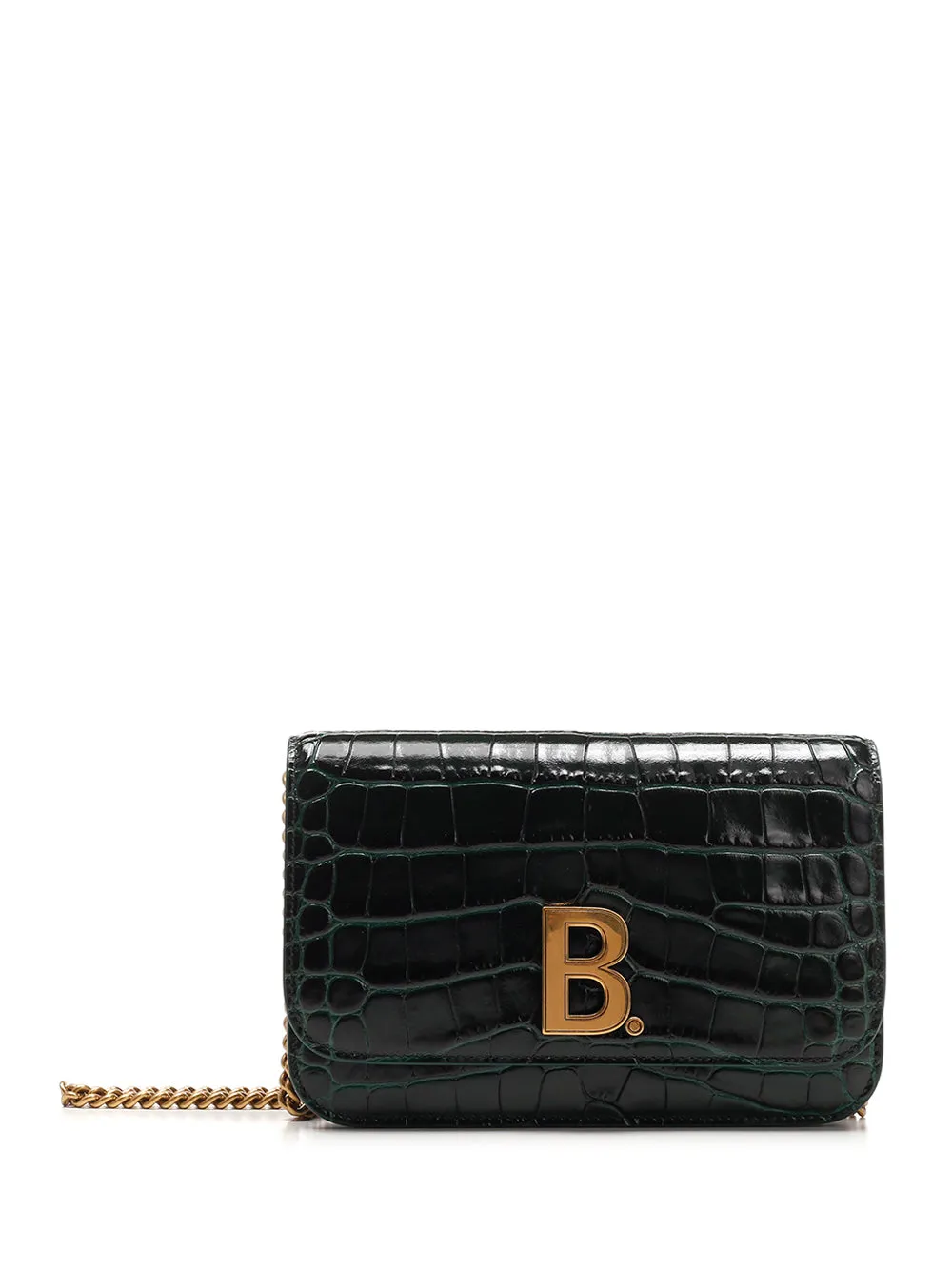 Balenciaga B. Embossed Shoulder Bag