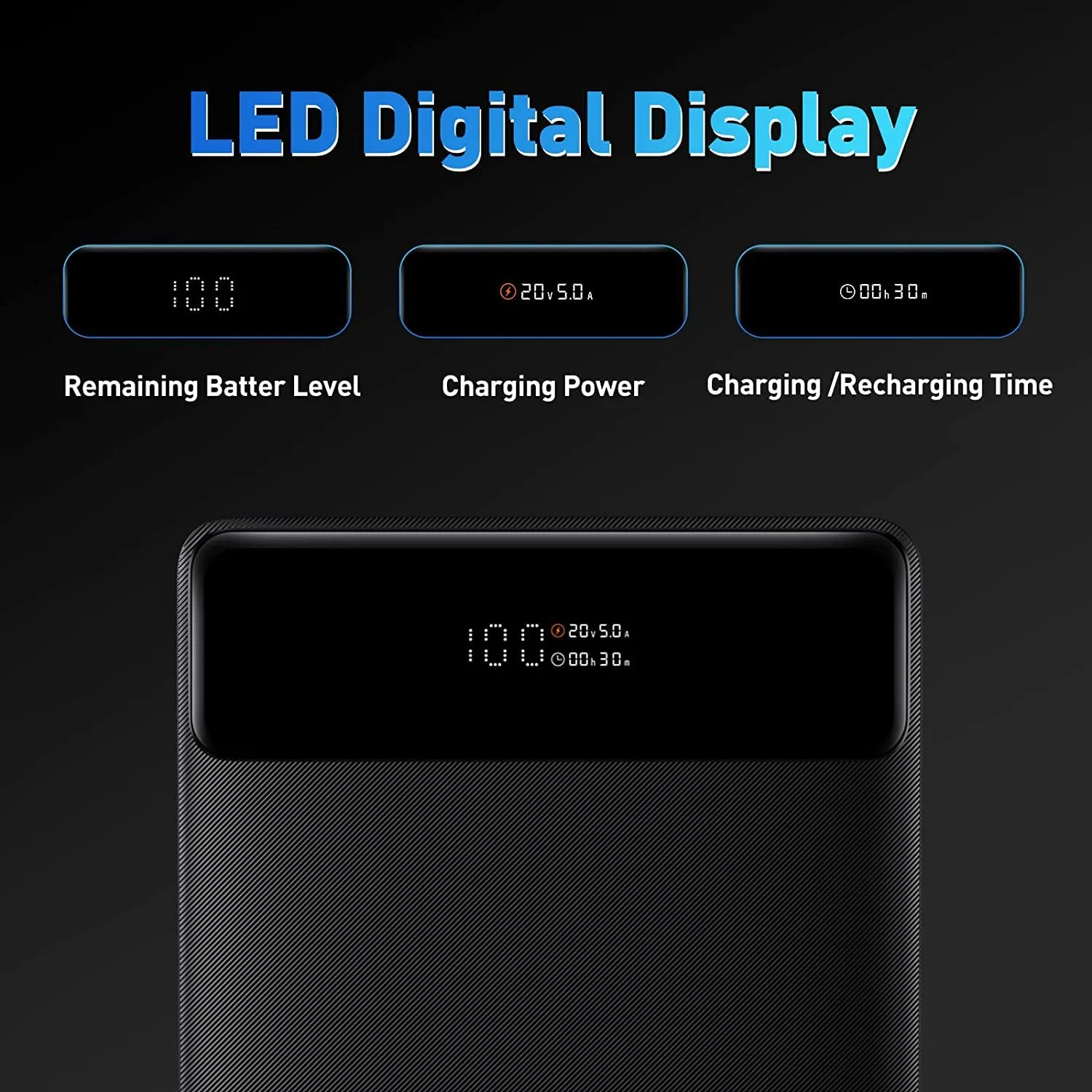 Baseus Laptop Power Bank, 100W Blade USB C Portable Laptop Charger, Super Fast Charging 20000mAh Slim Battery Pack for Laptop, MacBook Air, Dell, IPad, HP, iPhone, Samsung Galaxy, Switch, ROG Ally