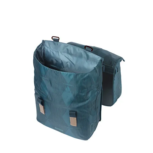 Basil Elegance Double Pannier 40-49L with MIK Adapter Plate