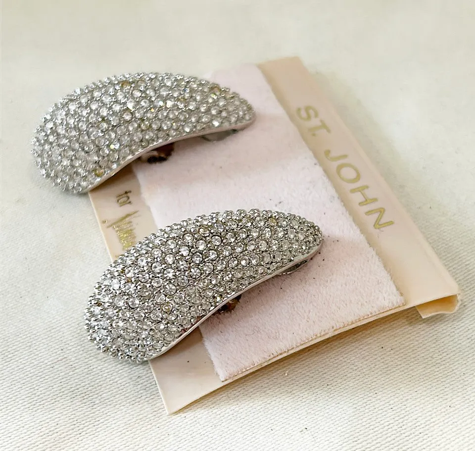 Beautiful classic signed St John for Neiman’s clip on earrings