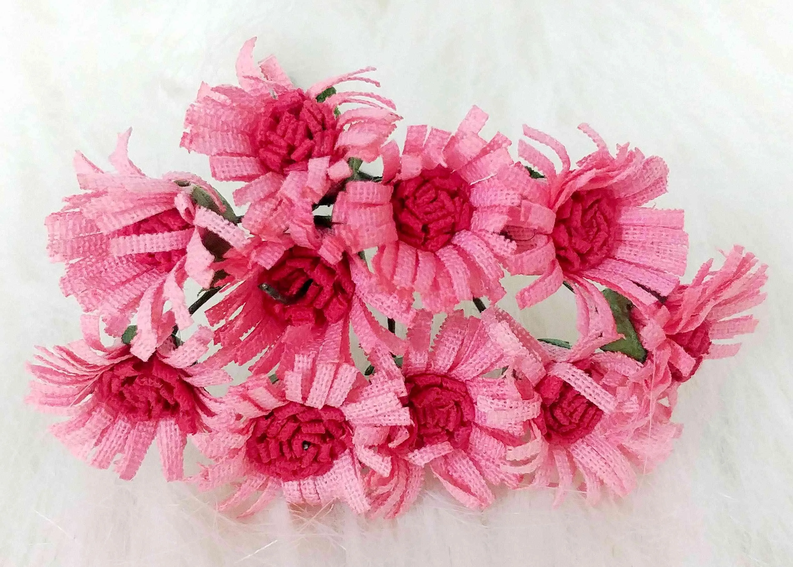 Beautiful Designer Cuting Fabric Flower Design for DIY Craft or Decoration - Design 6