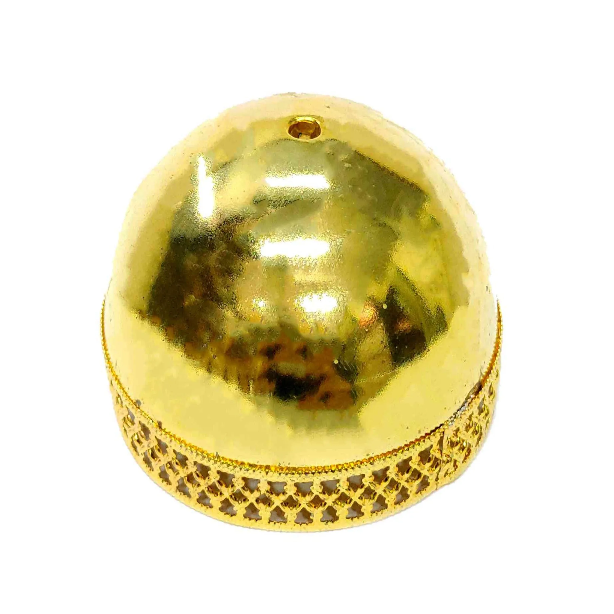 Beautiful Round Cap Style Pendle Base for Craft, Trousseau Packing or Decoration - 12421