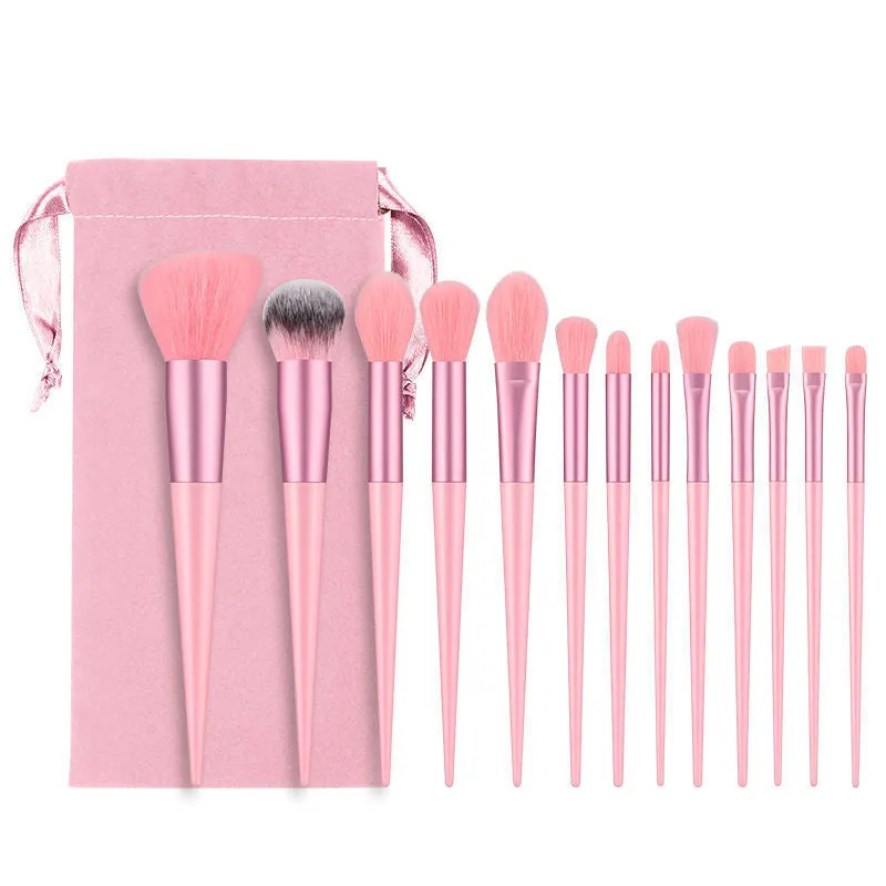 Beauty Brush Set Four Seasons Green 13 Makeup Brush Set Fix Quick-Drying Fiber Soft Hhair Wizard Of Oz