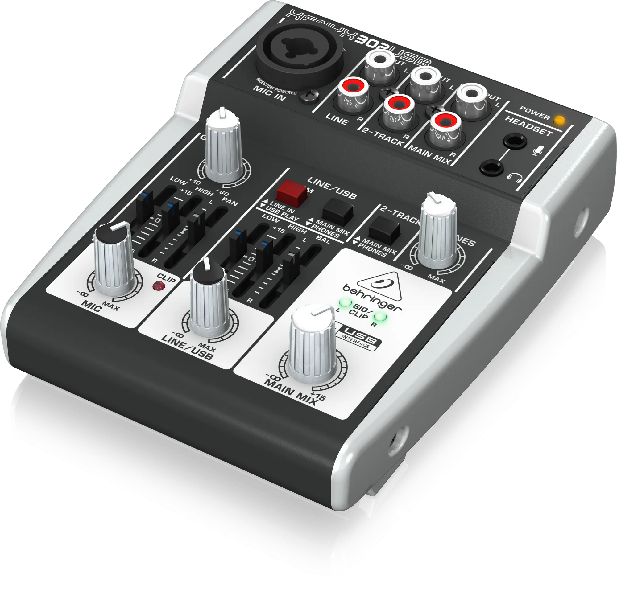 Behringer XENYX 302USB Premium 5-Input Mixer