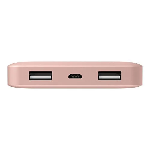 Belkin Pocket Power 10,000mAh Durable Ultra Slim Portable Charger / Power Bank / Battery Pack (Pink)